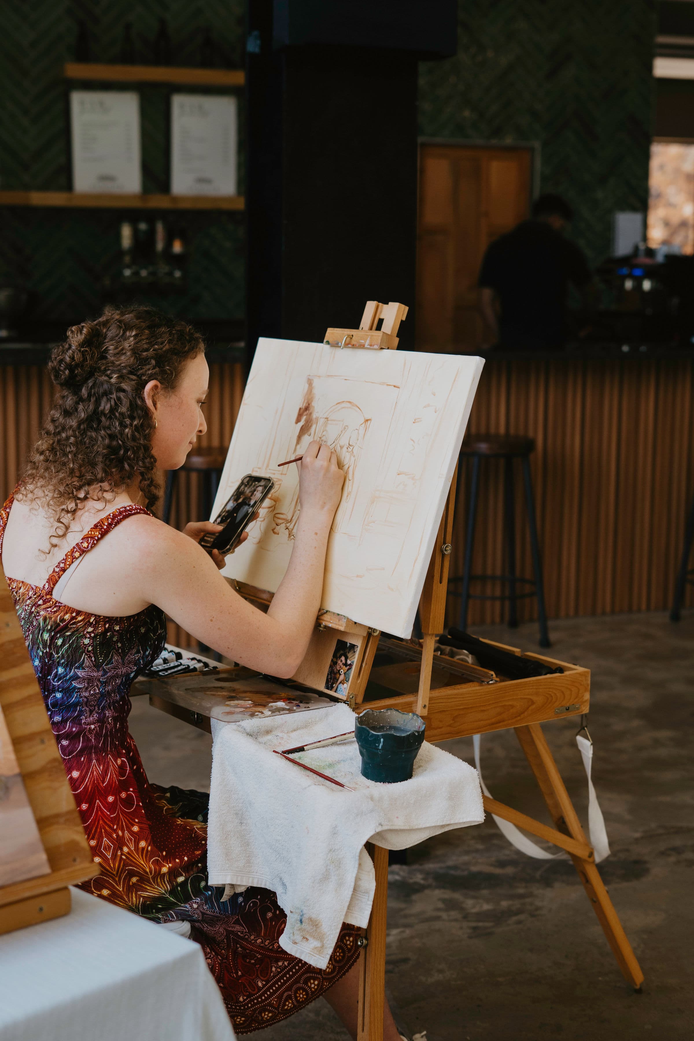 Marisa Steynberg - Live Wedding Painter