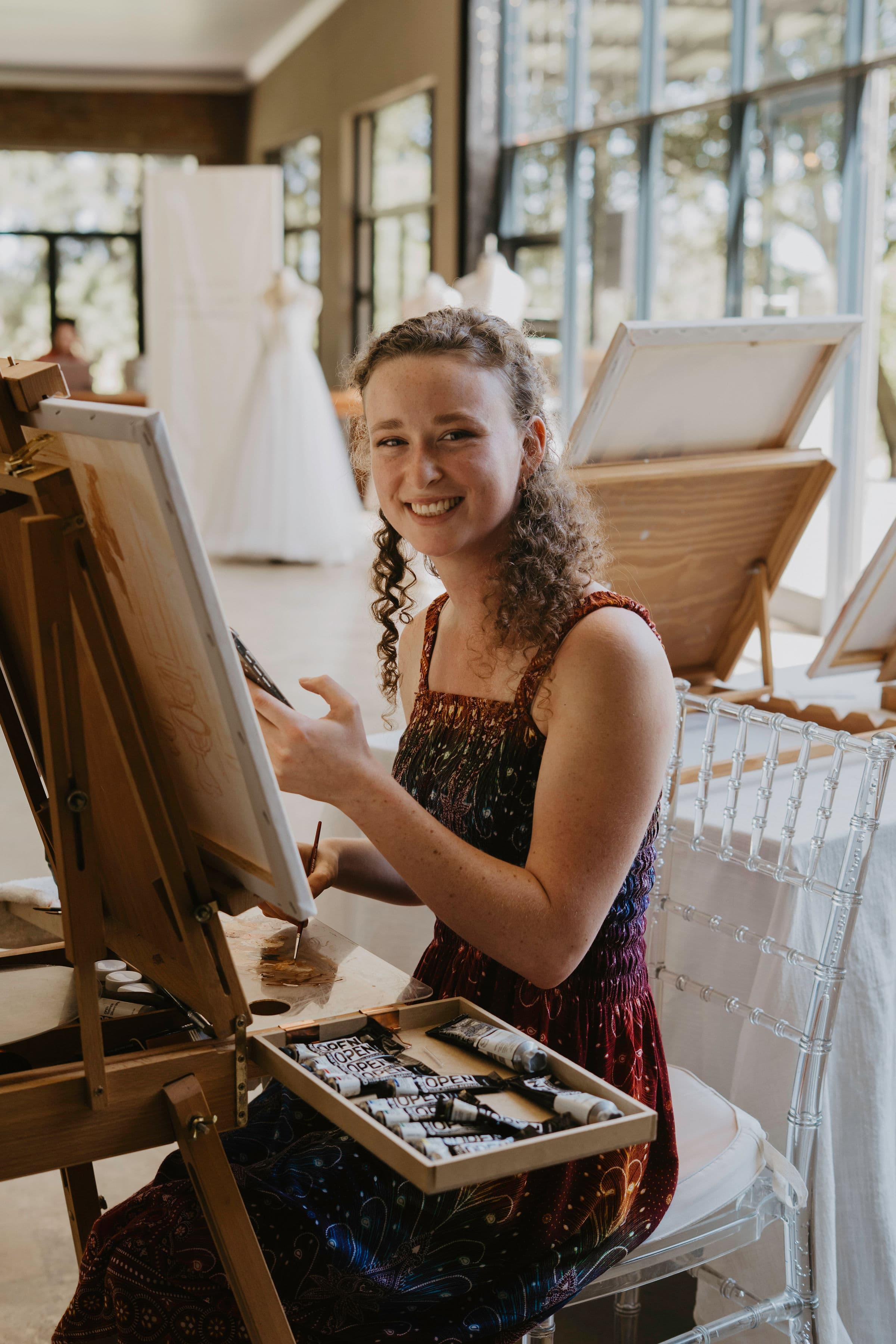 Marisa Steynberg Painting Live